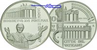 Vatikan 10 Euro 450 J. Kollonaden a.d. Petersplatz, inkl. Etui & Zertifikat & Schuber -