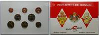 Monaco 3,88 € Kursmünzen, Satz Monako 2001 * -