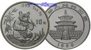 China 10 Yuan Panda Bären, 1 oz, Silber, <b>große Jahreszahl</b> -