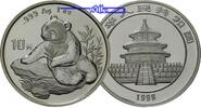 China 10 Yuan Panda Bären, 1 oz, Silber -