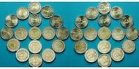 Euroländer 2 Euro<br> x<br> 17 Münzen 50 Jahre Römische Verträge, <b>Komplettset</b> aller 2 Euro Gedenkm. incl.5x BRD -