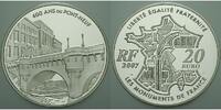 Frankreich 20 Euro 400 Jahre Pont Neuf / 5 oz. Silber inkl. Etui & Zertifikat & Schuber -