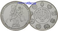 Portugal 10 Euro Olympische Spiele - Marathon - V.Ibero-Amerikanische Serie - -