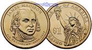 USA 1 $ James Madison 2007 Denver / Kupfer-Nickel / Neue Serie -