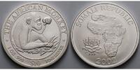Somalia 10 $<br>1 oz<br>Ø 40 mm The African Monkey, 5.Ausgabe, 999er Silber, <b>in originaler Folie</b> -