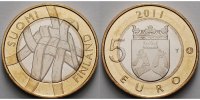 Finnland 5 Euro Karelia, Historische Provinzen Nr.6, ohne Zertifikat -