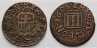 Paderborn Stadt 3 Pfennig Drei Pfennig - 1/4 Schilling, mit Kasten
