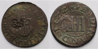 Paderborn Stadt 4 Pfennig Vier Pfennig - 1/3 Schilling - Gegenstempelung 32 = 1632
