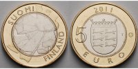 Finnland 5 Euro Ostrobothnia, Historische Provinzen Nr.7, ohne Zertifikat -