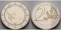 Malta 2 Euro Wahl der ersten Abgeordneten 1849,<br><b>geringe Auflage, rauhe Vorderseite -