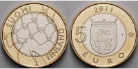 Finnland 5 Euro Aaland, Historische Provinzen Nr.9, ohne Zertifikat -