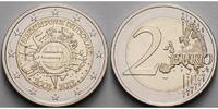 Deutschland 2 Euro 10 Jahre Euro Bargeld, <br> <b> Prägestätte A</b> -