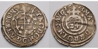 Corvey, Abtei 1/24 Taler Theodor von Beringhausen<br> 1585-1616,<b> Höxter,</b> -
