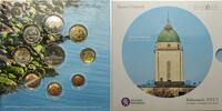 Finnland 3,88 € Kursmünzensatz / 1. Ausgabe, mit Medaille <i>Leuchtturm Suonenlinna</i> -