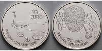 Finnland 10 Euro Henrik Wigström inkl.Kapsel & Zertifikat -