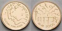 Finnland 20 Euro 1,56g fein 13,9 mm Ø Leichtathletik-WM 2005, inkl. Etui & Zertifikat & Schuber (leicht geknickt)