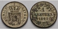 Bayern 1 Kreuzer Ludwig I. 1825 - 1848 -