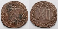 Ravensberg-Grafschaft 12 Pfennig Brandenburgische Regierung 1614-1623