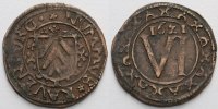 Ravensberg-Grafschaft 6 Pfennig Brandenburgische Regierung 1614-1623