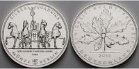 Berlin 1/2 Unze Feinsilber <b>Die Volks-Unze</b> - Silber Quadriga 999/1000, 15,55 g., 34 mm Ø,in Kapsel -