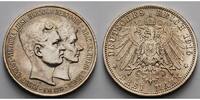 Braunschweig 3 Mark Ernst August 1913-1918, Zum Regierungsantritt und zum Gedenken an die Hochzeit