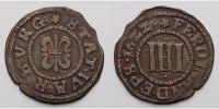 Warburg 4 Pfennig Vier Pfennig
