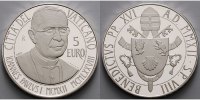 Vatikan 5 Euro 100. Geburtsjahr von Papst Johannes Paul I. -