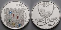 Finnland 10 Euro Arvo Ylppö,Kinderarzt in Lastenlinna i.Helsinki inkl. Etui & Schuber
