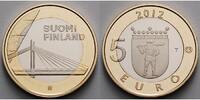 Finnland 5 Euro Kerzenbrücke, Nr. 1/9 Gebäude der Provinzen, inkl.Etui & Schuber