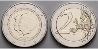 Niederlande 2 Euro Thronwechsel 1980 - 2013 - Doppelportrait Beatrix / Willem Alexander, nach links -
