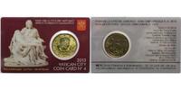 Vatikan 50 Cent Kursmünze, 50 Cent in originaler City - Coincard <b> Nr.4 -