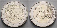 Frankreich 2 Euro Baron Pierre de Coubertin (1863 - 1937) -