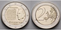Luxemburg 2 Euro Nationalhymne - Ons Heemecht, <br><b>geringe Auflage, -