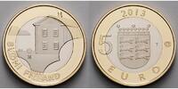 Finnland 5 Euro Ostrobothnia, Nr. 8/9 Gebäude der Provinzen, (Provinzdenkmäler)
