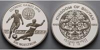 Bhutan 300 Ngultrum Oly. Sommerspiele in Atlanta - 2 Fußballspieler - mit MDM Zertifikat -