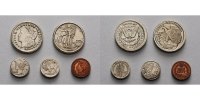 USA versch. Cent / $ 5 sehr kleine USA Münzen/Medaillen/Proben, kein Silber, 1878,1942,1937,1868, -