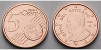 Vatikan 5 Cent Kursmünze, 5 Cent * <b> erste Münze Papst Franziskus, </b> -