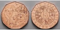 Österreich 5 Euro Schätze der Arktis - Abenteuer Arktis - Eisbären - -