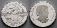 Kanada 25 $ O Canada-Nordlicht,<b>O Kanada Serie 5/5 </b> inkl. Etui & Zertifikat & Schuber Bild