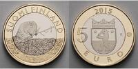 Finnland 5 Euro Satakunta - Biber, Tiere der historischen Landschaften,