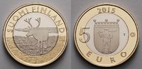Finnland 5 Euro Lappland - Rentier, Tiere der historischen Landschaften,