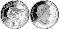 Kanada 10 Dollar<br>1/2 oz<br>15,87g<br> fein<br> 34 mm Ø Frauenfußball Weltmeisterschaft 2015 in Kanada, <b> -Die Feier- 6/6 </b> -