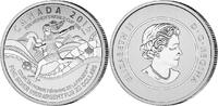 Kanada 20 Dollar<br>1/4 oz<br>7,96g<br> fein<br> 27 mm Ø Frauenfußball Weltmeisterschaft 2015 in Kanada, <b> -Die Spielerin- 1/1 </b> Bild