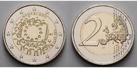 Niederlande 2 Euro 30 Jahre EU-Flagge 1985-2015 -