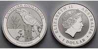 Australien 1 $ 2016 Kookaburra stgl 219,99 EUR  zzgl. 8,50 EUR Versand