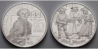 Österreich 20 Euro Wolfgang Amadeus Mozart - Das Wunderkind, in Kapsel & Zertifikat & Etui -