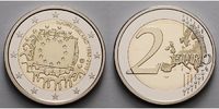 Finnland 2 Euro 30 Jahre EU-Flagge 1985-2015