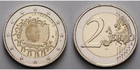 Luxemburg 2 Euro 30 Jahre EU-Flagge 1985-2015 -
