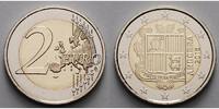 Andorra 2 Euro Kursmünze, 2 Euro, sofort lieferbar!!!
