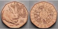 Österreich 5 Euro Dürers Feldhase - Ein Hase für die Ewigkeit - Eine Stille Berühmtheit - -